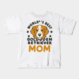 World's Greatest Golden Retriever Grandma Funny Dog Lover Kids T-Shirt